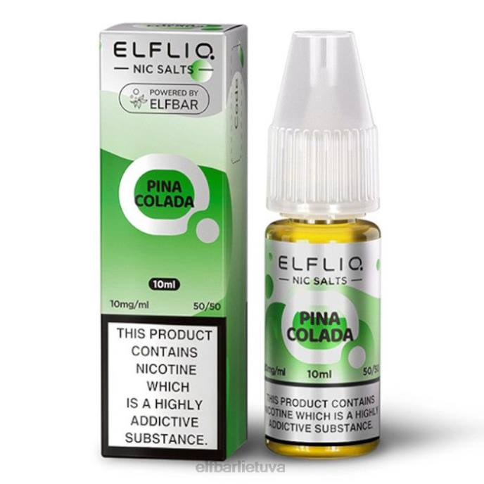 Elfbar elfliq nic druskos - Pina Colada - 10ml-20 mg/ml 24L2176