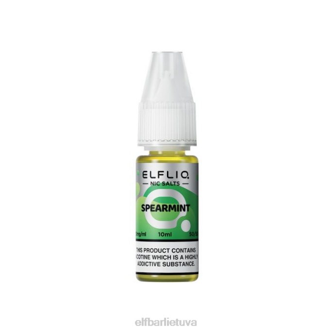 elfbar elfliq šaltmėčių nic druskos - 10ml-10 mg/ml 24L2207