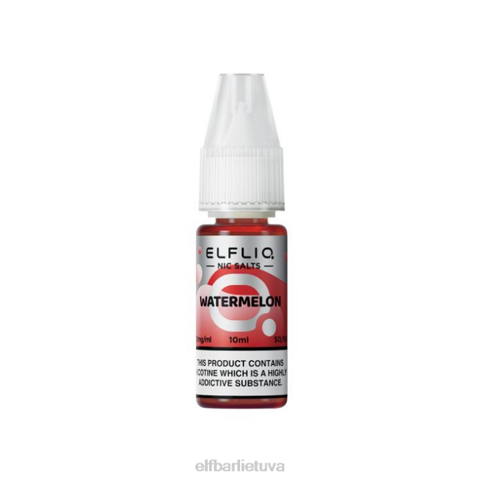 elfbar elfliq arbūzų nic druskos - 10ml-10 mg/ml 24L2204