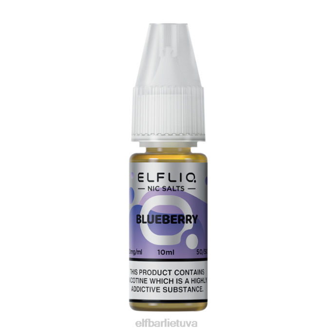 elfbar elfliq mėlynių nic druskos - 10ml-10 mg/ml 24L2215