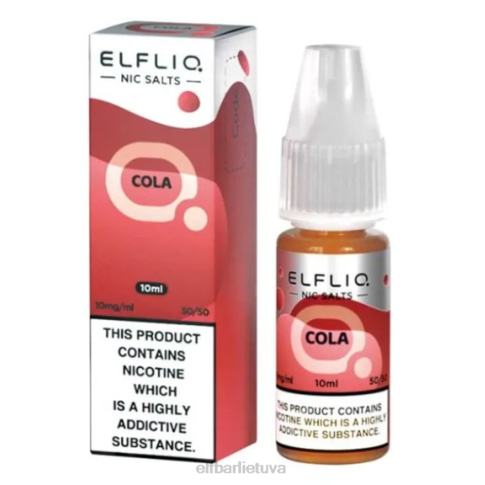 elfbar elfliq nic druskos - kola - 10ml-10 mg/ml 24L2194