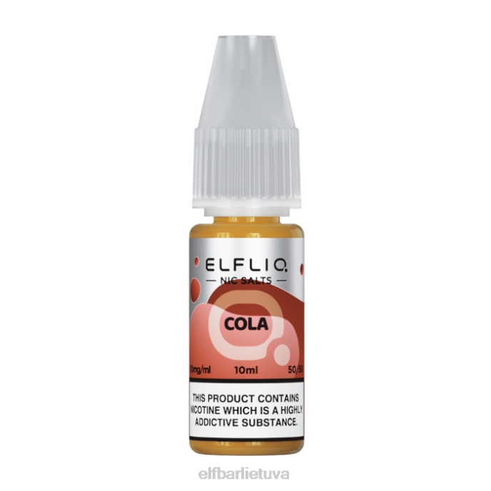 elfbar elfliq nic druskos - kola - 10ml-5mg 24L2193