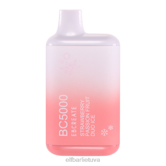 ELFBAR braškių pasifloros vaisių duo ice bc5000 vartotojas - 50mg - vienas R4XT28