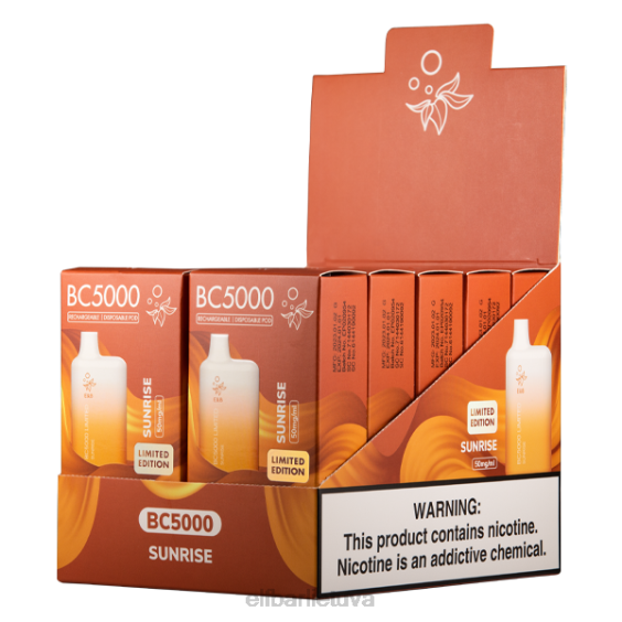 ELFBAR sunrise bc5000 vartotojas – 50mg – vienkartinis R4XT49