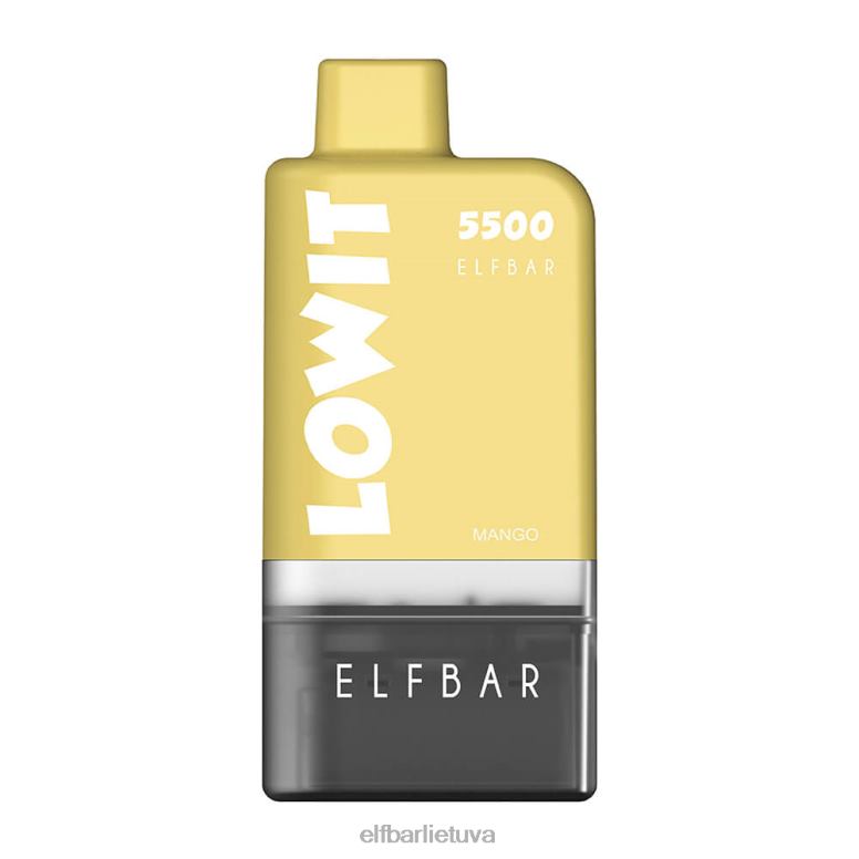 ELFBAR užpildytas pod rinkinys lowit 5500 2%nic mango 6FJ44133