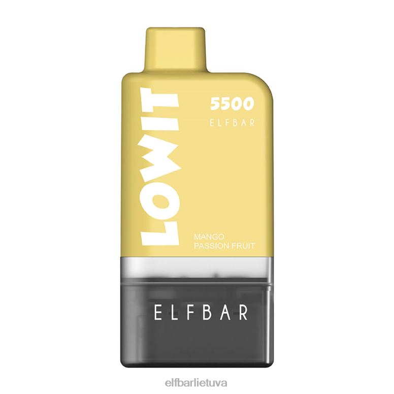 ELFBAR užpildytas pod rinkinys lowit 5500 2%nic mango pasifloros vaisius 6FJ44131