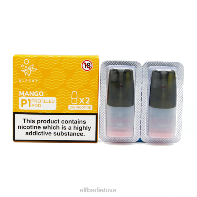 elfbar mate 500 p1 užpildytų ankščių - 20 mg (2 pakuotės) 24L2145 Vynuogė