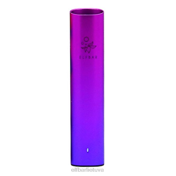 elfbar mate 500 pod vape rinkinys - 500mah baterija 24L2139 aurora violetinė