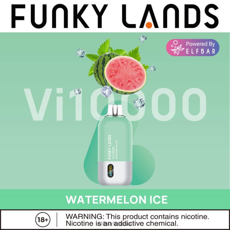 ELFBAR Funky Lands geriausio skonio vienkartinė vape vi10000 ledinė serija citrininis laimas 6FJ44153