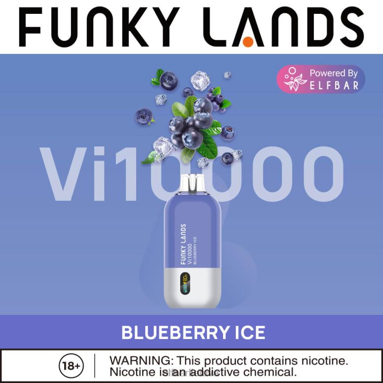 ELFBAR Funky Lands geriausio skonio vienkartinė vape vi10000 ledinė serija klasikinė ledinė kava 6FJ44155