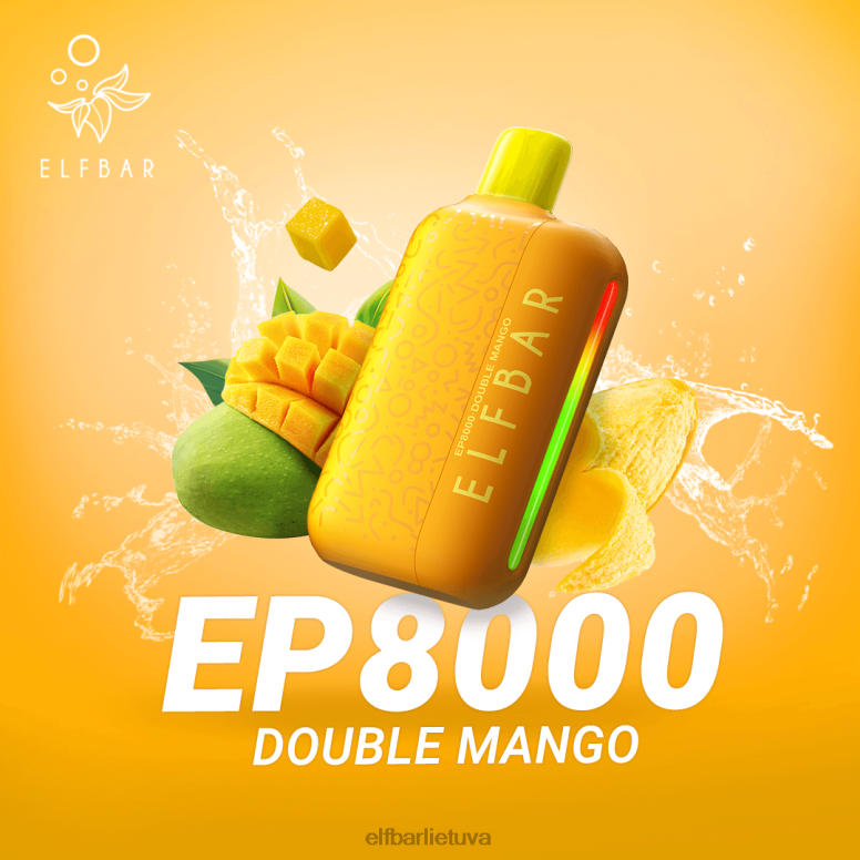 ELFBAR vienkartiniai vape nauji ep8000 pūstukai dvigubas mangas 6FJ4468