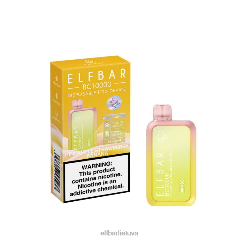 ELFBAR vienkartinis vape naujas bc10000 10000puffs ananasų braškių bananas 6FJ4443