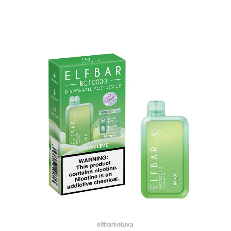 ELFBAR vienkartinis vape naujas bc10000 10000puffs citrininis laimas 6FJ4441