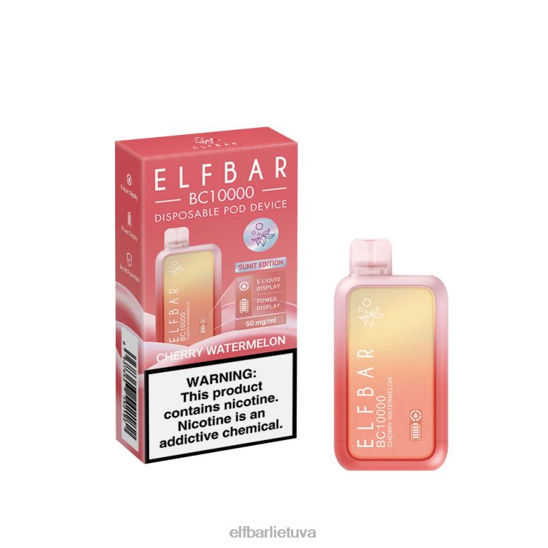 ELFBAR vienkartinis vape naujas bc10000 10000puffs gervuogių spanguolių 6FJ4435