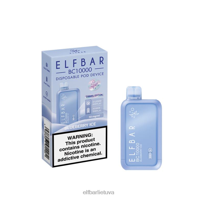 ELFBAR vienkartinis vape naujas bc10000 10000puffs mėlynių gami 6FJ4449