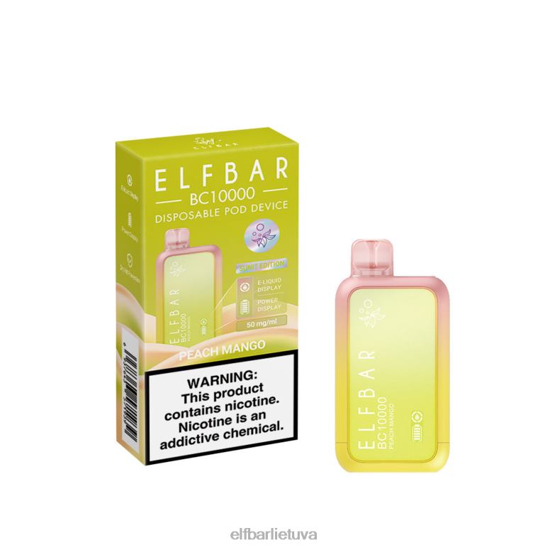 ELFBAR vienkartinis vape naujas bc10000 10000puffs persikų mango 6FJ4442